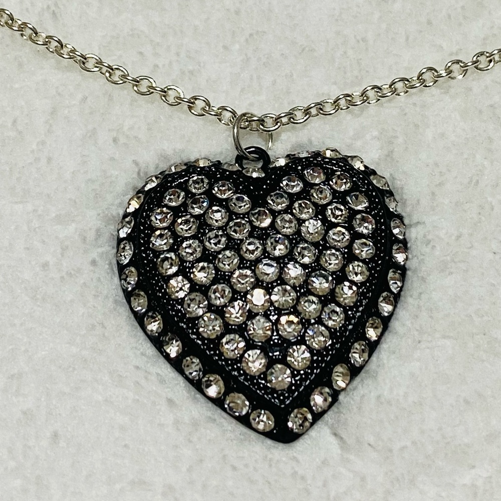 Heart Rhinestone Necklace